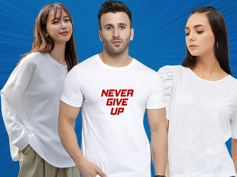 9 Best White T Shirts with Prefect Designs for Women and Men