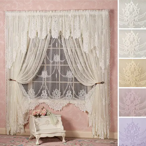 Stylish Lace Curtain Designs, Victorian Lace Curtains