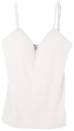 Women’s Padded White Camisole Top