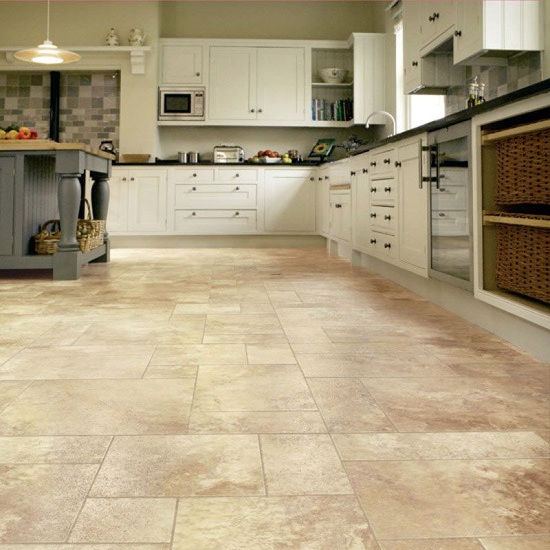 15 Modern Kitchen Floor Tiles Designs, Rectangular Tile Kitchen Floor
