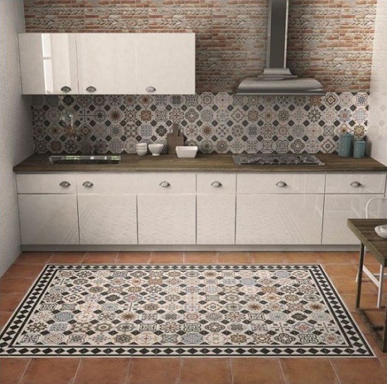 15 Modern Kitchen Floor Tiles Designs, Tiles For Kitchen Floor And Walls