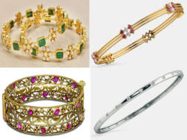 15 Beautiful Models of Stone Bangles – New and Trendy Collection