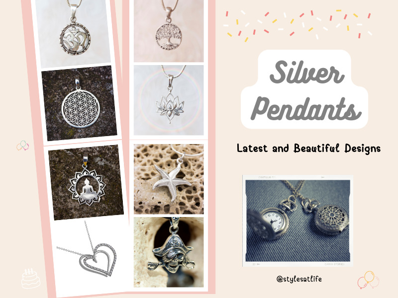 15 Trending Silver Pendant Designs For Women With Stunning Look