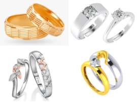 9 Amazing Collection of Pair Rings for Couples in Trend