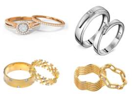 9 Beautiful Collection of Diamond Rings for Couples
