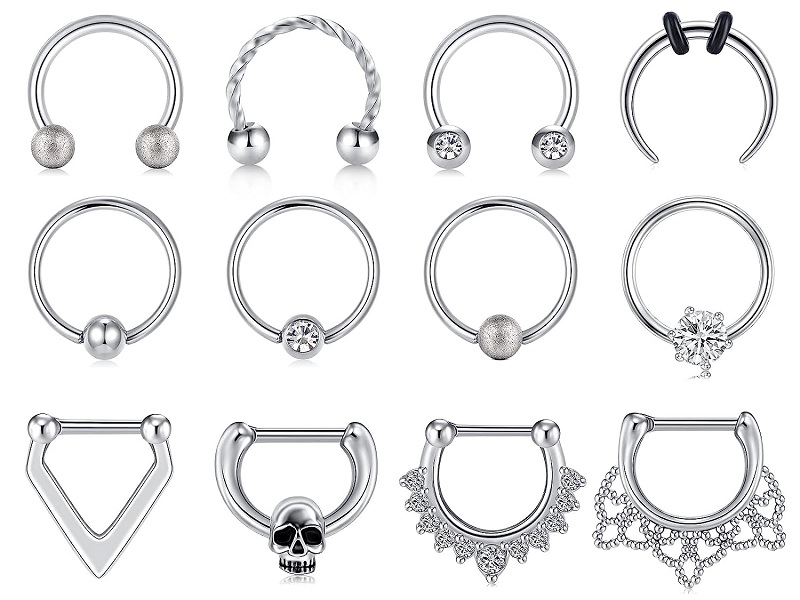 9 Cute And Stylish Designs Of Septum Nose Rings In Trend
