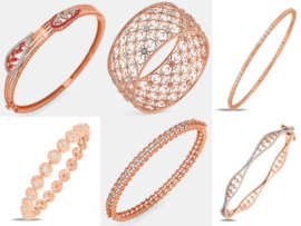 9 Latest Designs of Rose Gold Bangles for Luxurious Look