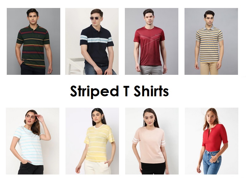 9 New Models Of Striped T Shirts For Men And Women