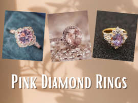 9 Royal Pink Diamond Rings Designs – New Collection