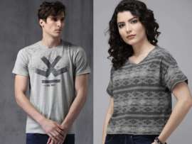 15 Trendy Designs of Grey T Shirts With Different Necklines