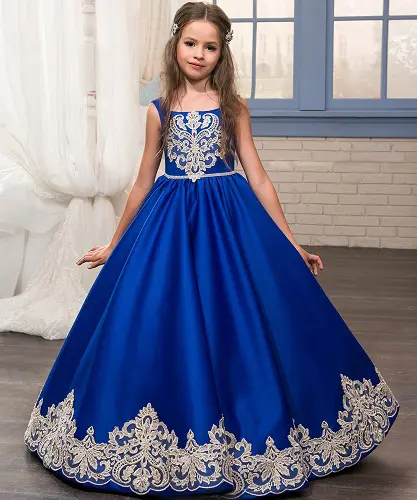 Beautiful Designs of Blue Colour Frocks ...