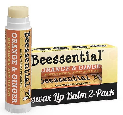 Be Essential All Natural Orange Ginger Beeswax Lip Balm