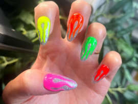 9 Best Neon Nail Art Designs with Pictures