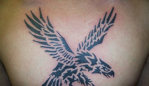 Bold Eagle Tattoo Design for Men