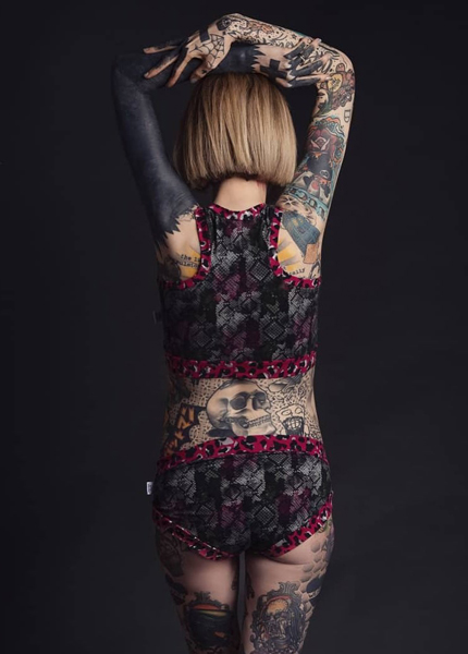 Bold Full Body Tattoos For Females