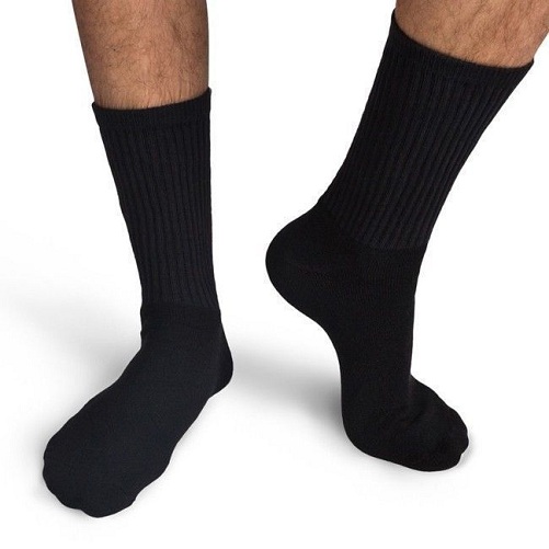 Branded Black Socks