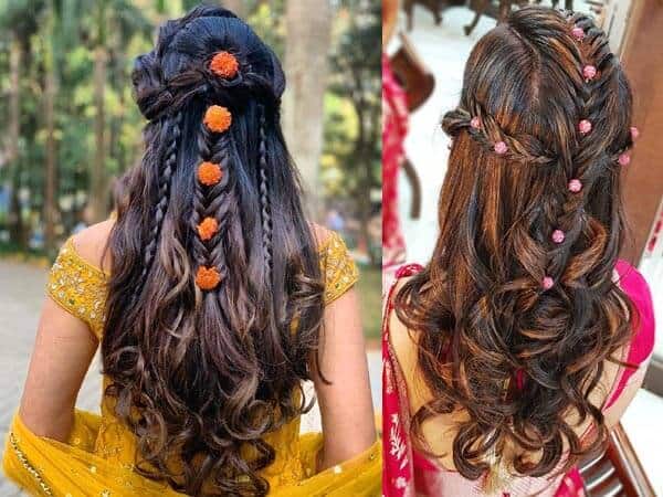 hairstyles for round face for wedding