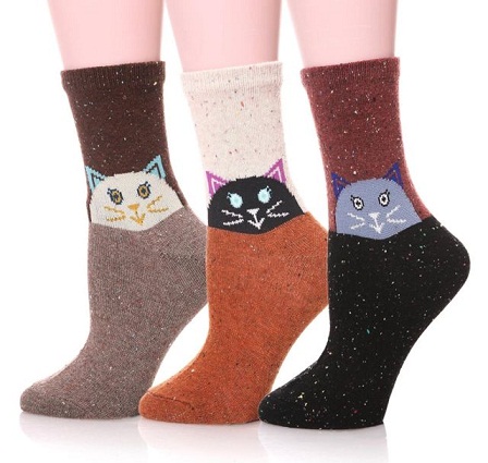 Cat’s Eye Thermal Socks