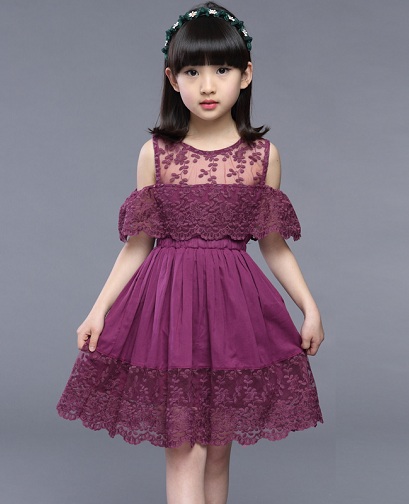 Girl Fit And Flare Dress|8-9 Years Pink Dress|9-10 Years Girls