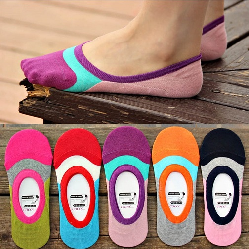 Girls Invisible Socks in Different colors