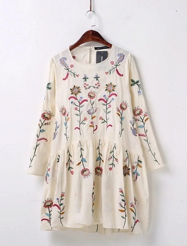 Comfortable Wear Embroidery Frock