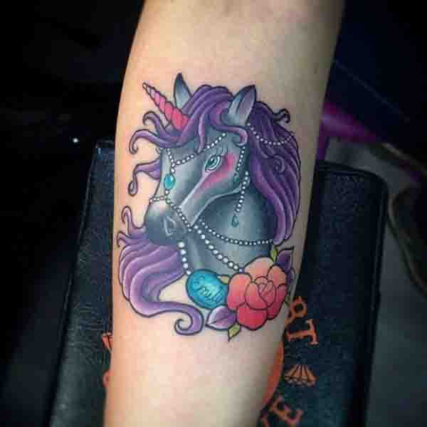 Dazzling Unicorn Tattoos For Women