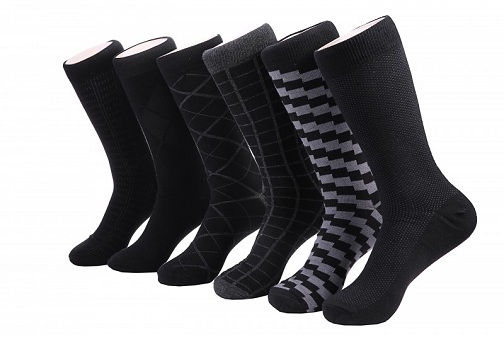 Designer Black Socks