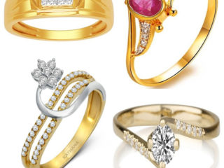 15 Latest Designs of Gold Diamond Rings for Him & Her