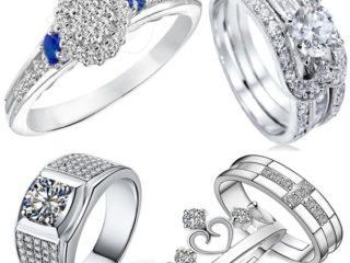 9 Trendy Designs of Silver Wedding Rings for Him & Her