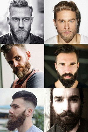 15 Beard Styles According to Face Shapes : Round, Oval, Etc..