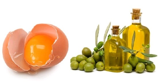 Egg and Olive Oil Hair Mask for hairgrowth