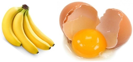 Egg with Banana Hair Mask