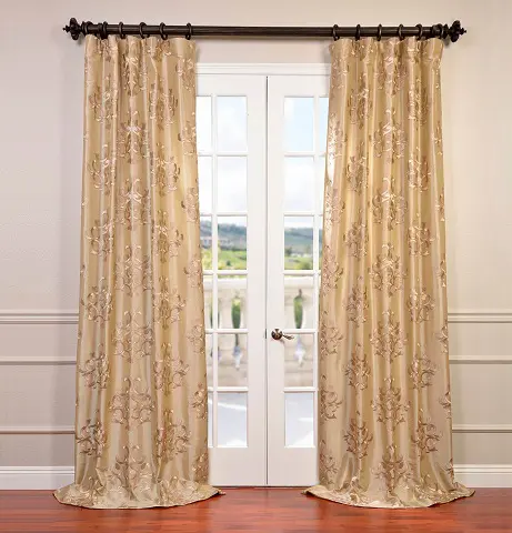9 Pleasing Silk Curtain Designs For, What Is Faux Silk Curtains Made Of