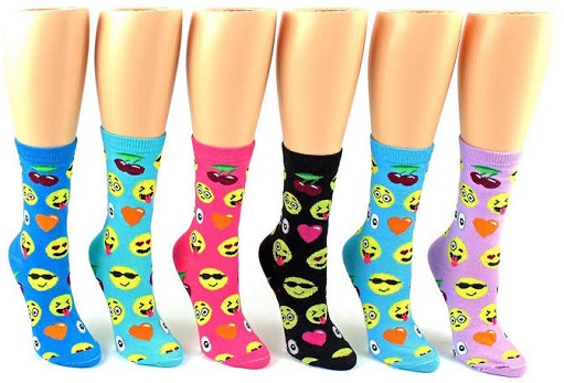 Emoji Crew Socks