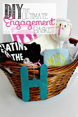 Engagement Gift Basket