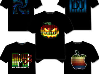 9 New and Fashionable LED T-Shirt Designs