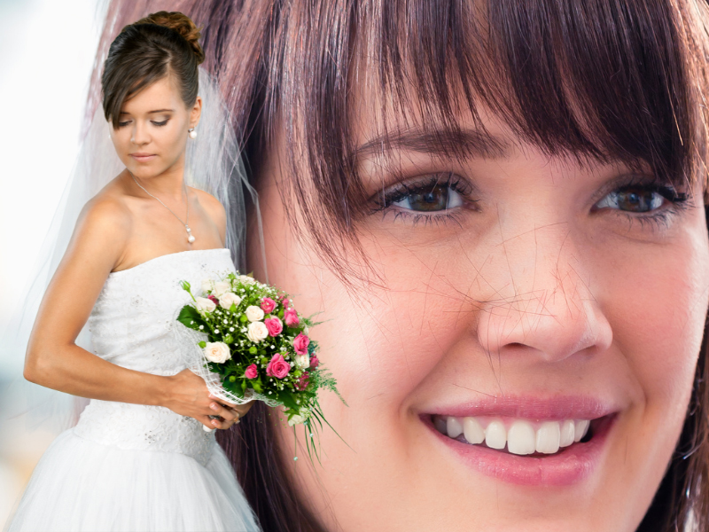 Fringe Hairstyles For Brides