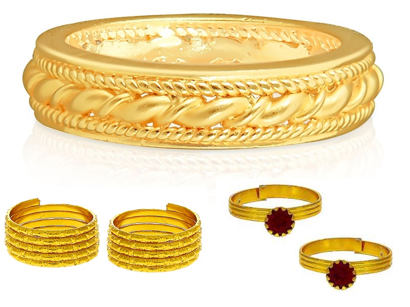 Classic Gold Flower Toe Rings – Abdesignsjewellery-thunohoangphong.vn
