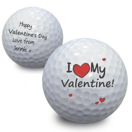Golf Ball Valentine’s Gift