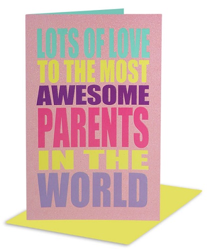 Greeting Card Gift for Parents