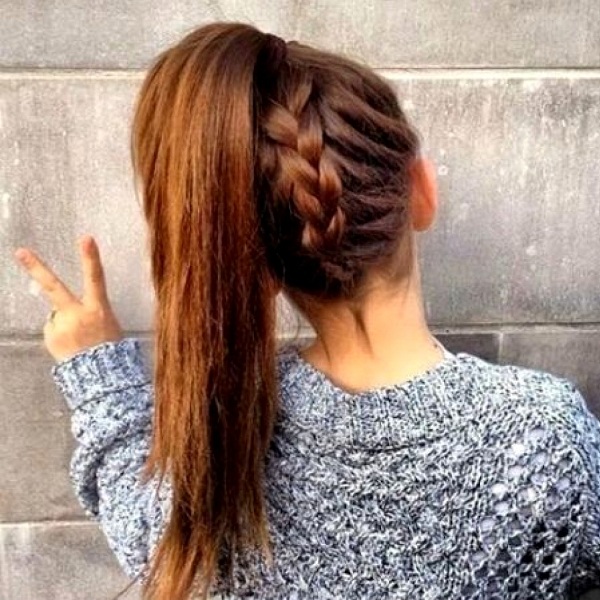 Hairstyles for long Hair for School