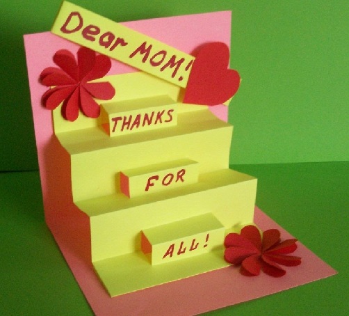 Handmade Personal Greeting Card to Mom