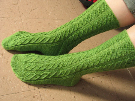 Happy Green Socks