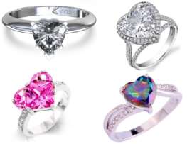 Heart Shaped Diamond Rings: 9 Beautiful and Latest Designs