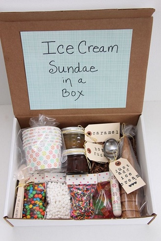 Ice Cream Sundae Box