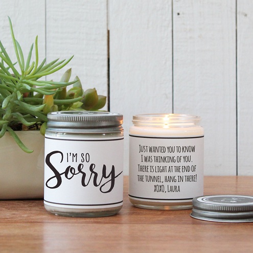 I'm So Sorry Soy Candle Gifts