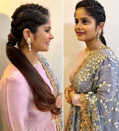 35 Bridal Braids On Indian Brides That We Are Loving Currently  WedMeGood