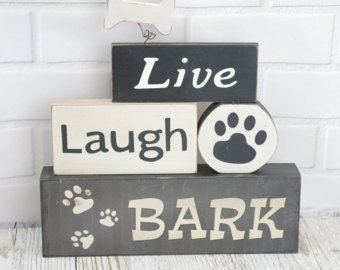 Live Laugh Bark Wordings Frame