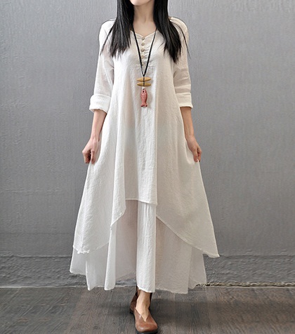 Loose Fitting Layer Dress