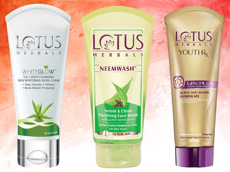 Lotus Face Washes Available In India